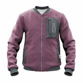 Jachetă din lână fiartă pentru bărbați, Discovery Purple